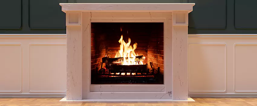 Decorative Electric Fireplace Installation in Redwood City, California