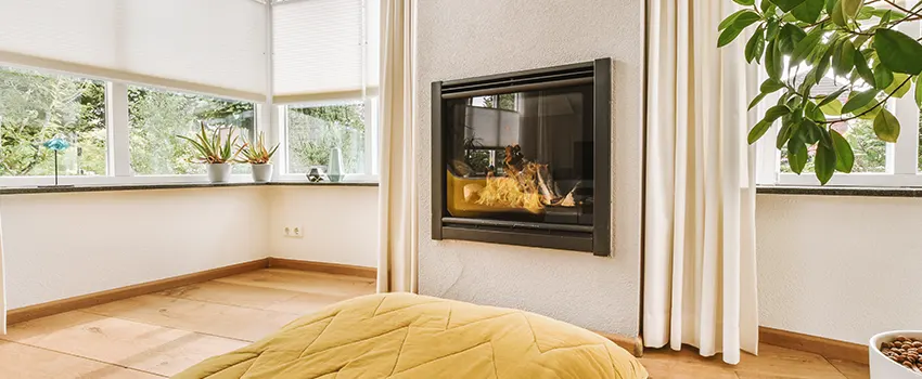 Residential Fireplace Ceramic Glass Installation in Redwood City, CA