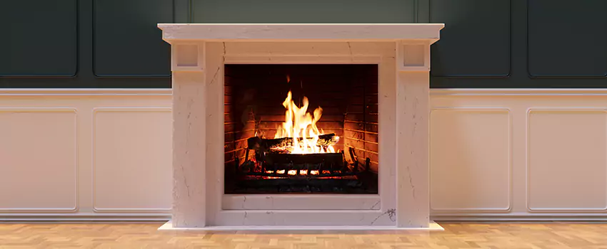 Open Flame Wood-Burning Fireplace Installation Services in Redwood City, California
