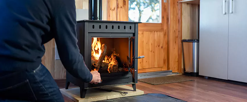 Open Hearth Wood Fireplace Installation in Redwood City, CA