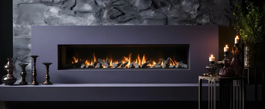 Ember Bed for Ventless Gas Fireplace in Redwood City, CA